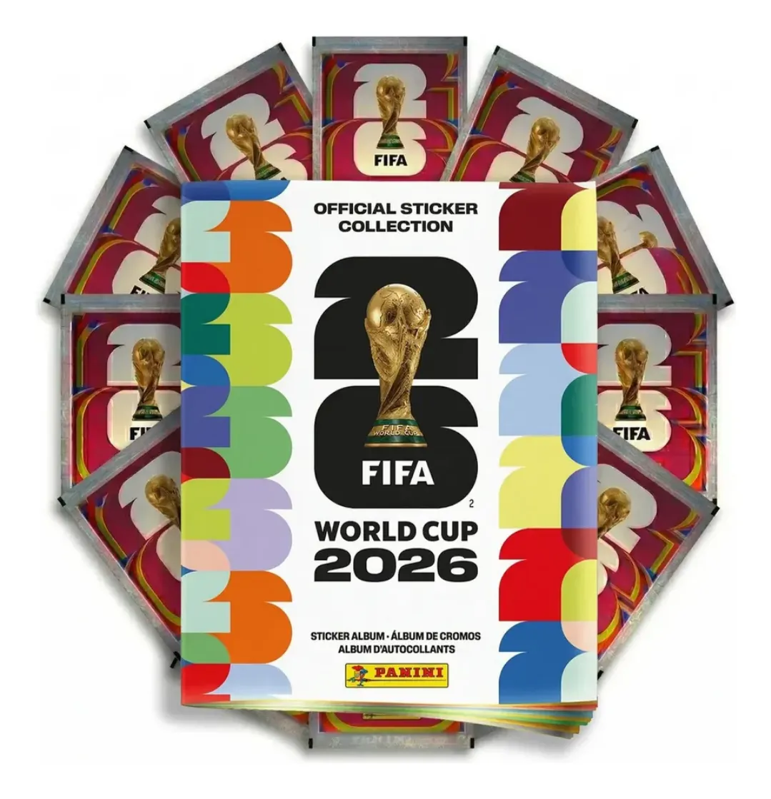 Álbum y sobres Panini Mundial 2026
